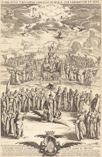 Il trionfo della Vergine da Jacques Callot