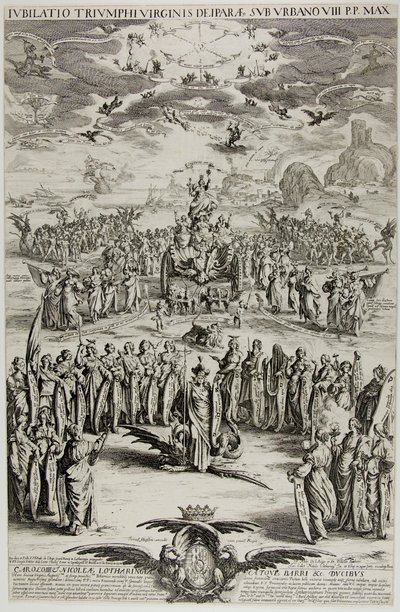 Il trionfo della Vergine da Jacques Callot