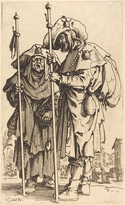 I due pellegrini da Jacques Callot