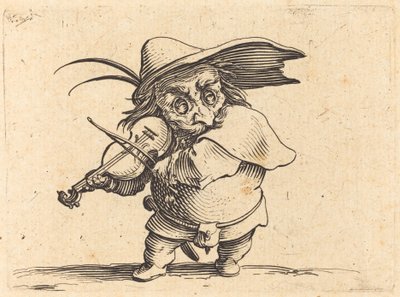 Il violinista da Jacques Callot