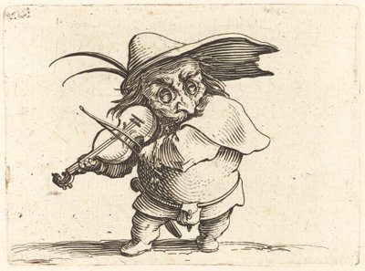 Il violinista da Jacques Callot