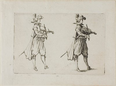 Il violinista, dai Capricci da Jacques Callot