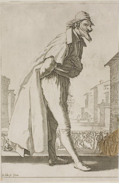 Il mulino ad acqua, da Varie scene disegnate a Firenze da Jacques Callot