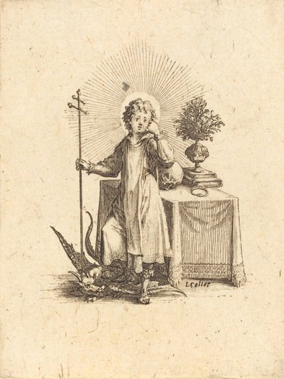 Il giovane Gesù da Jacques Callot
