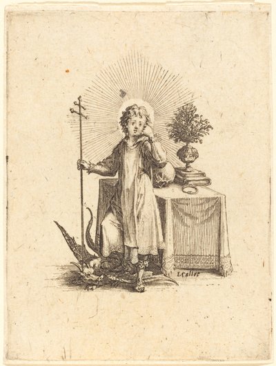 Il giovane Gesù da Jacques Callot