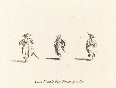 Tre gentiluomini da Jacques Callot