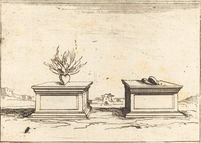 Due cuori, 1628 da Jacques Callot