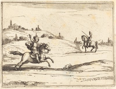 Due cavalieri da Jacques Callot