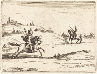 Due cavalieri da Jacques Callot