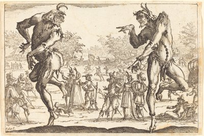 Due Zanni da Jacques Callot