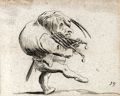 Varie Figure Gobbi ... (incisione) da Jacques Callot