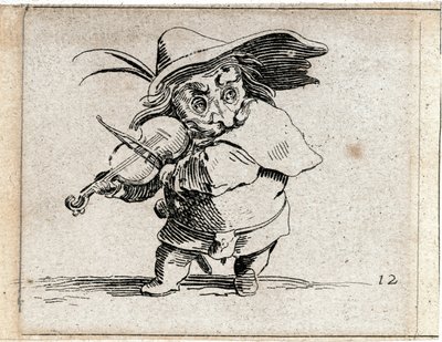 Varie Figure Gobbi ... (incisione) da Jacques Callot