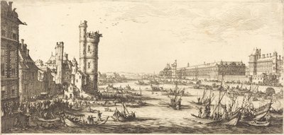 Veduta del Louvre da Jacques Callot