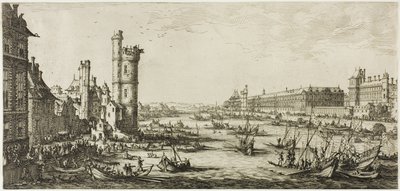 Vista del Louvre da Jacques Callot