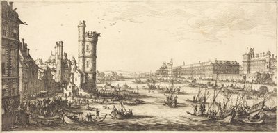 Veduta del Louvre da Jacques Callot