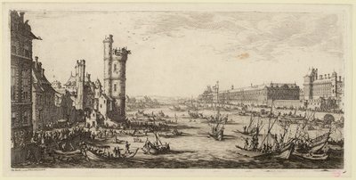 Veduta del Louvre e dell