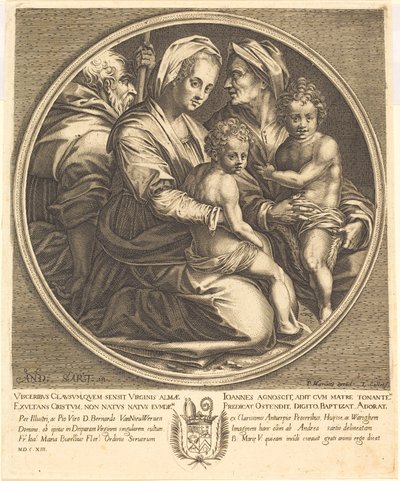 La Sacra Famiglia da Jacques Callot after Andrea del Sarto
