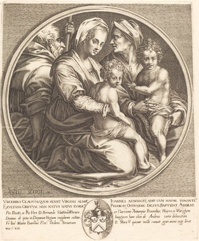 La Sacra Famiglia da Jacques Callot after Andrea del Sarto