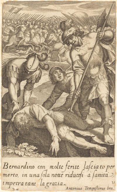 Bernardino da Jacques Callot after Antonio Tempesta