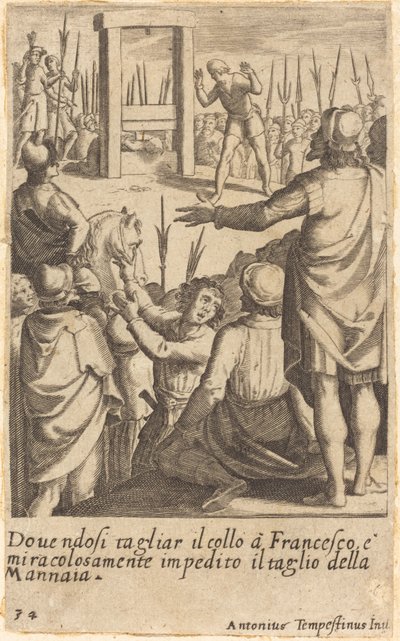 Francesco da Jacques Callot after Antonio Tempesta