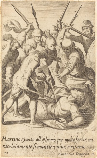 Martino da Jacques Callot after Antonio Tempesta