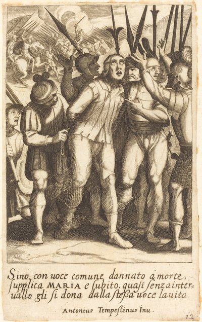 Sino da Jacques Callot after Antonio Tempesta