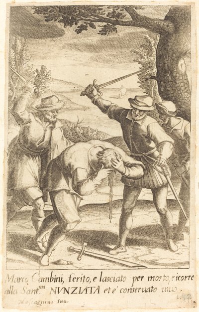 Marco Cambini da Jacques Callot after Donato Mascagni