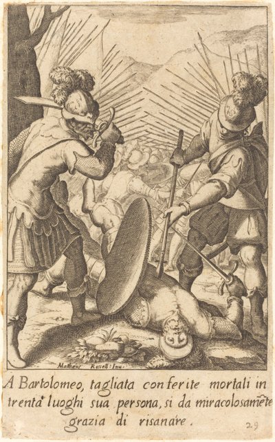 Bartolomeo da Jacques Callot after Matteo Rosselli