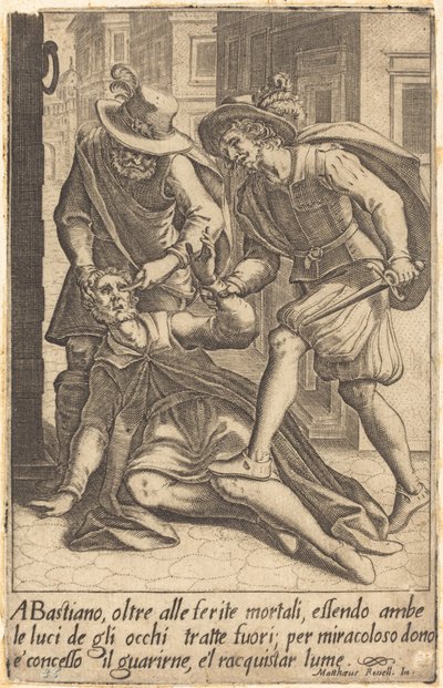 Bastiano da Jacques Callot after Matteo Rosselli