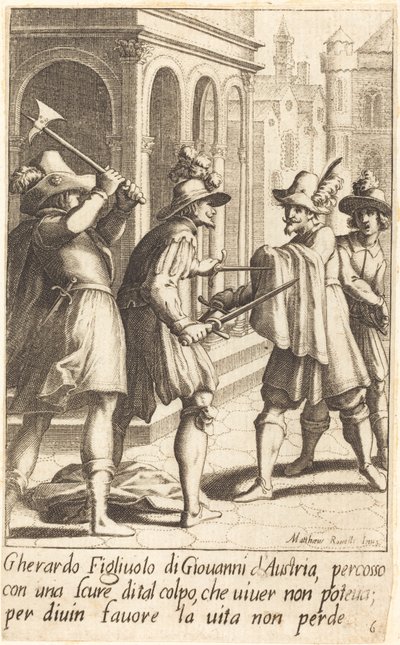 Gherardo da Jacques Callot after Matteo Rosselli