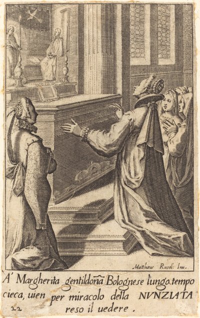Margherita da Jacques Callot after Matteo Rosselli