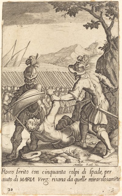 Rocco da Jacques Callot after Matteo Rosselli