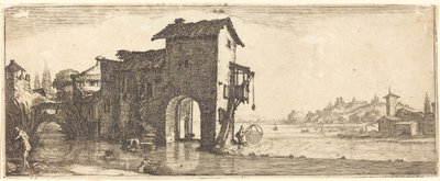 Il mulino ad acqua da Jacques Callot or Follower of Jacques Callot