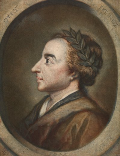 Alexander Pope, poeta 1744 da Jacques Christophe Le Blon