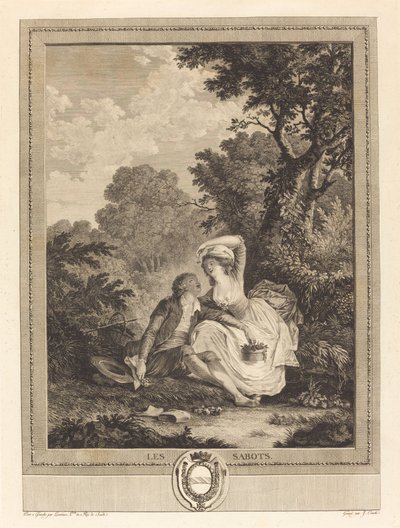 Gli zoccoli da Jacques Couché after Nicolas Lavreince