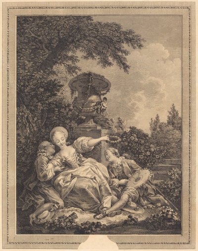 La civetta fissata da Jacques Couché and Jean Dambrun after Jean Honoré Fragonard