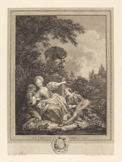 La civetta fissata da Jacques Couché and Jean Dambrun after Jean Honoré Fragonard