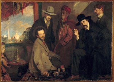 André Gide e i suoi amici al caffè Maure dell