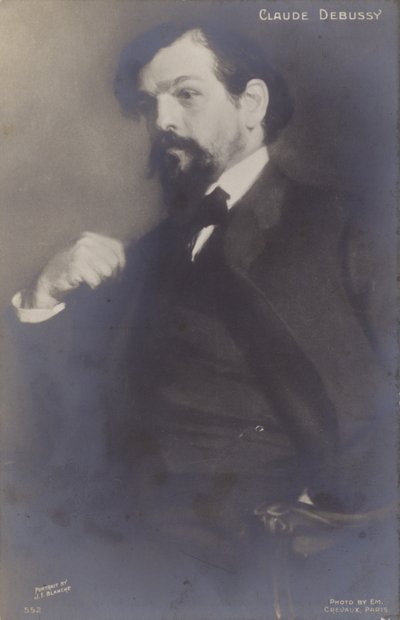 Claude Debussy, compositore francese (1862-1918) da Jacques Emile Blanche