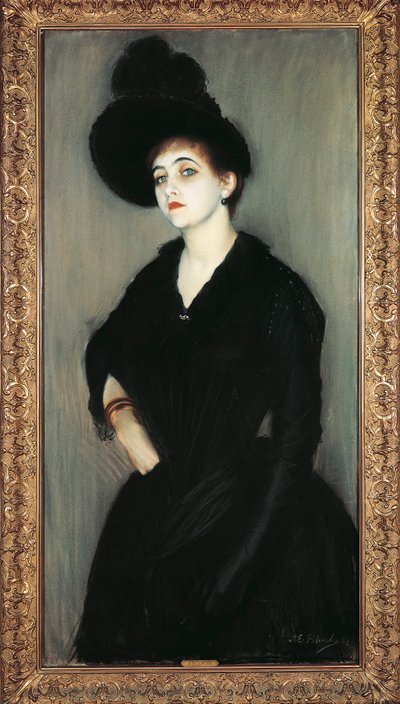 Francia, Parigi, Ritratto di Madame Adelaide Vasnier da Jacques Emile Blanche