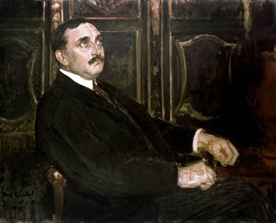 Scrittore e diplomatico francese Paul Claudel da Jacques Emile Blanche