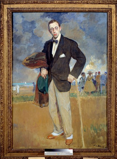 Ritratto a figura intera di Igor Stravinsky da Jacques Emile Blanche