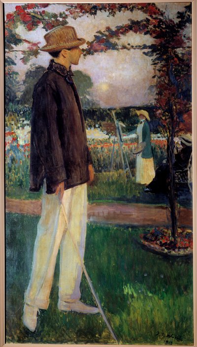 Ritratto a Piedi di Jean Cocteau (1889-1963) Scrittore da Jacques Emile Blanche