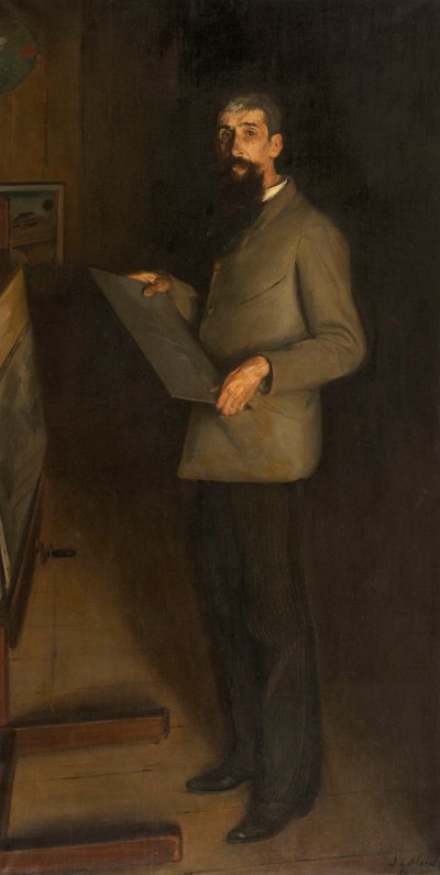 Ritratto di Henri Guérard, 1889 da Jacques Emile Blanche