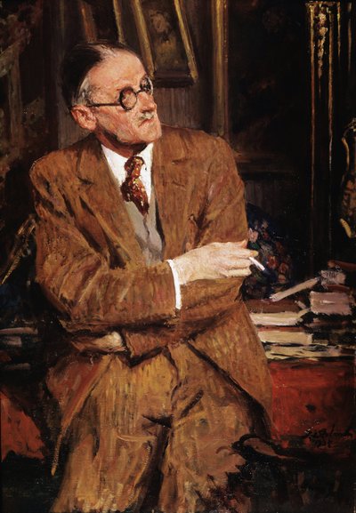 Ritratto di James Joyce da Jacques Emile Blanche