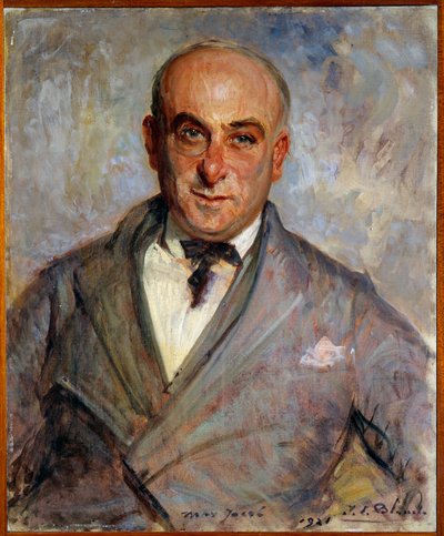 Ritratto di Max Jacob (1876-1944) poeta francese da Jacques Emile Blanche