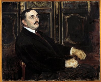 Ritratto di Paul Claudel (scrittore francese) da Jacques Emile Blanche