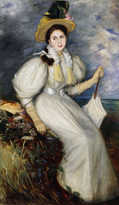 Ritratto di una giovane donna, 1895 da Jacques Emile Blanche