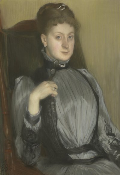 Ritratto di una donna, 1890 da Jacques Emile Blanche