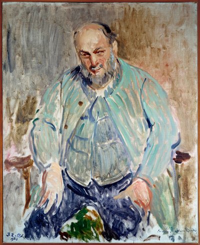 Ritratto dello scultore francese Antoine Bourdelle (1861-1929) Dipinto di Jacques Emile Blanche (1861-1942) da Jacques Emile Blanche